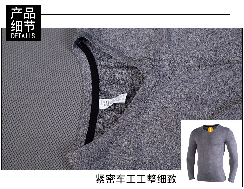 MMA Kit rashguard Male Man Compression Sports Suit Quick drying Perspiration Fitness Training Sportswear Jogging Running Clothes (25)