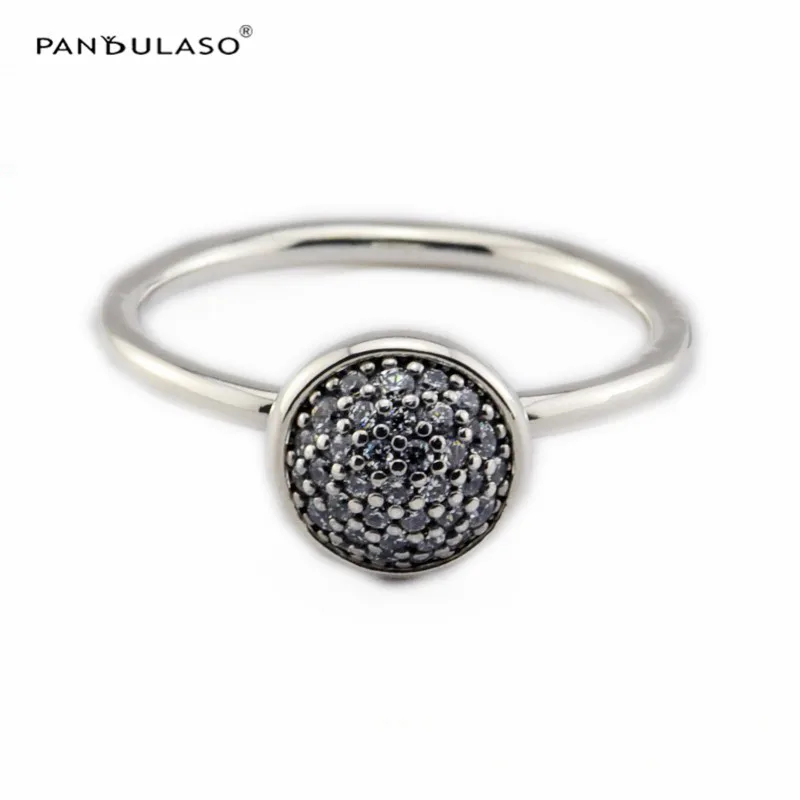 

Pandulaso Dazzling Droplet Clear CZ Ring Sterling Silver Jewelry Rings For Woman Jewelry Making Fashion Ring Collection
