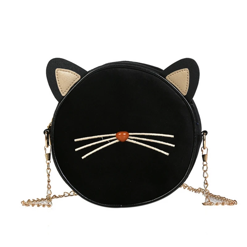 

Japanese 2019 Plush Pouch Fashion Women Cute Casual Girls Handbags Shoulder Bags Cat Cartoon Gift Purse Small Children