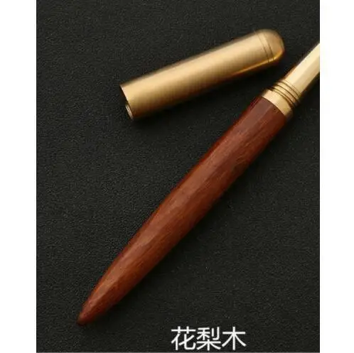 Высокое качество 0,5 мм черные чернила роскошная деревянная шариковая ручка stylo pennen boligrafos kugelschreiber canetas penna kalem ручки 03665 - Цвет: 1