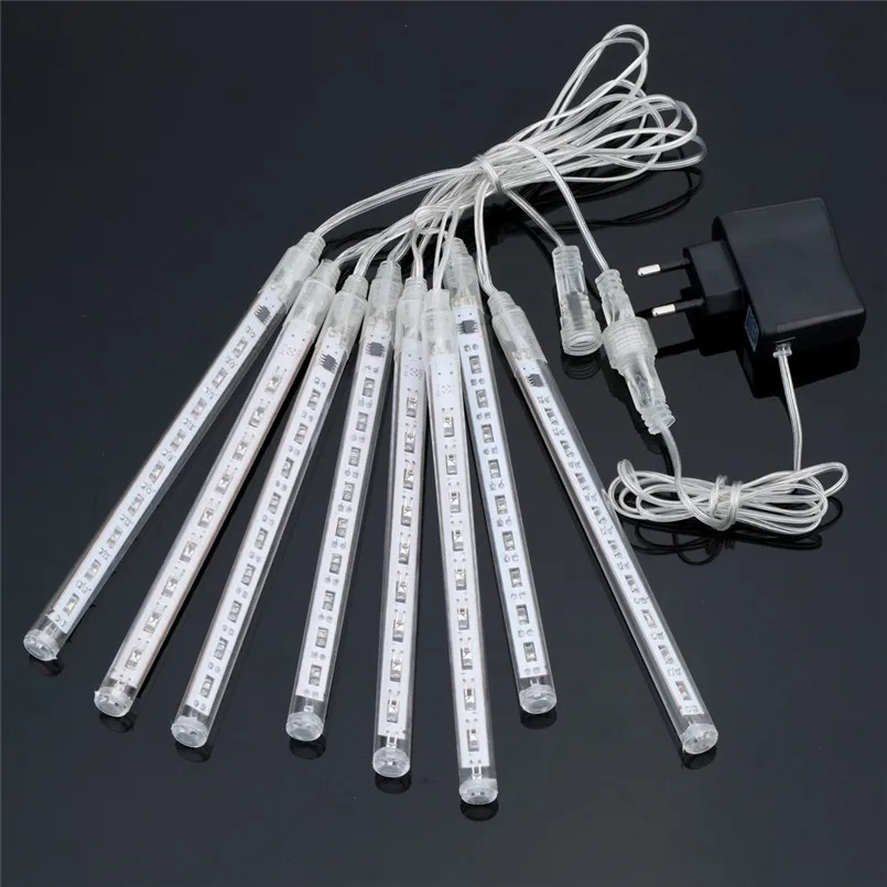 СВЕТОДИОДНАЯ Гирлянда метеоритный дождь 8 трубок 20 см|string lights outdoor|string lightsholiday |
