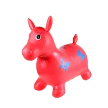 Ride on Animal Horse Hopper Toys Inflatable Bouncer Jumping Child Inflatable Extra Thickness Large Rubber Baby Bouncing Pony – Free Shipping