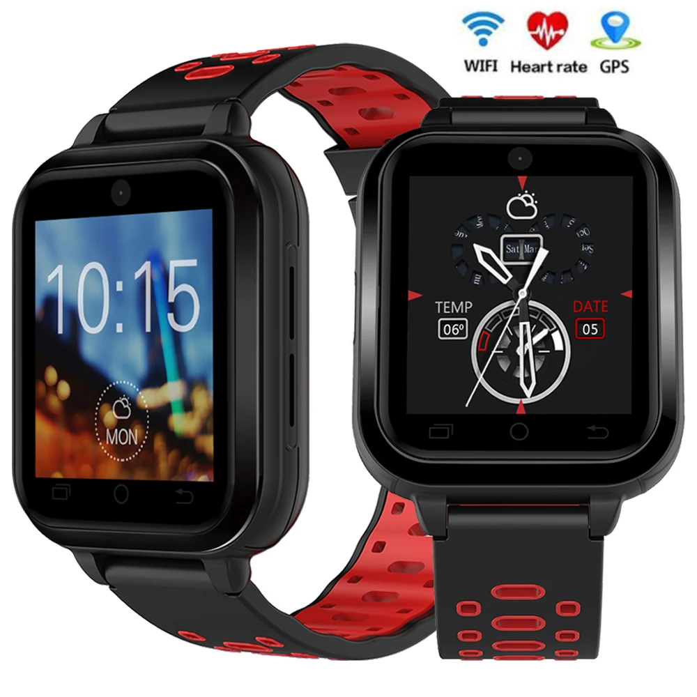 

RUIJIE Q1 Pro 4G GPS Smart Watch Android 6.0 MTK6737 1GB 8GB Smartwatch Support Heart Rate Monitor SIM Card WIFI Wristwatch