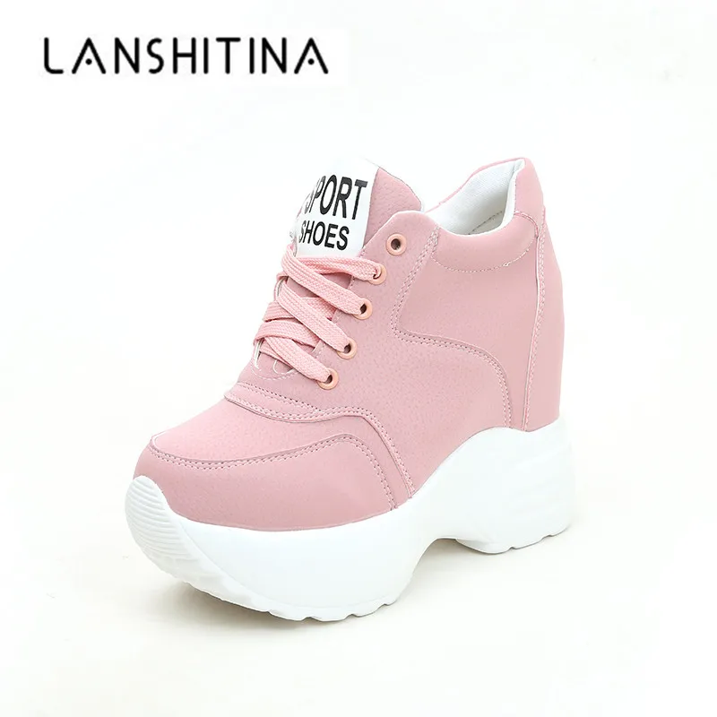 Spring 12CM Heels Wedges Breathable Woman Height Increased Shoes Autumn Women Sneakers Mesh Casual Platform Trainers White Shoes Spring 12CM Heels Wedges Breathable Woman Height Increased Shoes Autumn Women Sneakers Mesh Casual Platform Trainers White Shoes