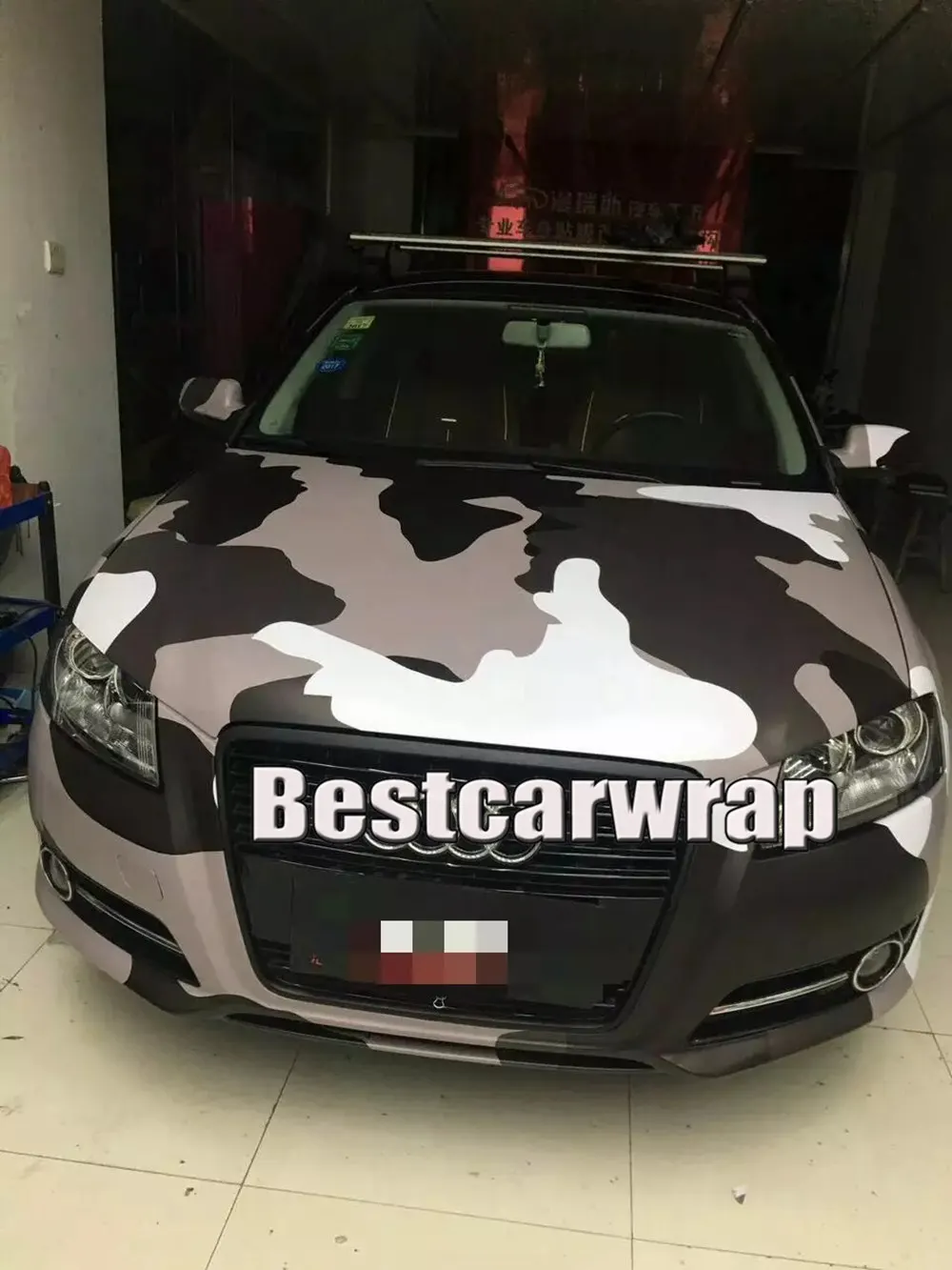 snow arctic tiger camo vinyl camouflage car wrapping foil 3m cast print vinyls (15)