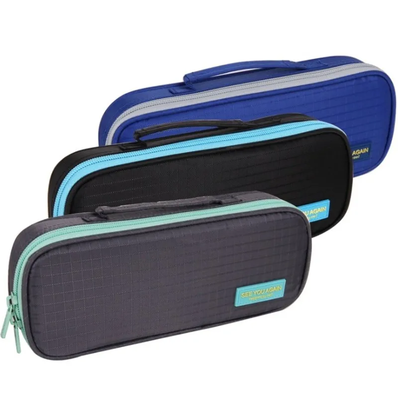 

Korea Multifunction School Pencil Case & Bags Large Capacity Canvas Pen Curtain Box for Boy Girl Kids Gift Stationery Supplies