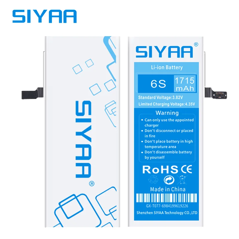 Оригинальный аккумулятор SIYAA для iPhone 6 S 6GS сменные батареи литий полимерные