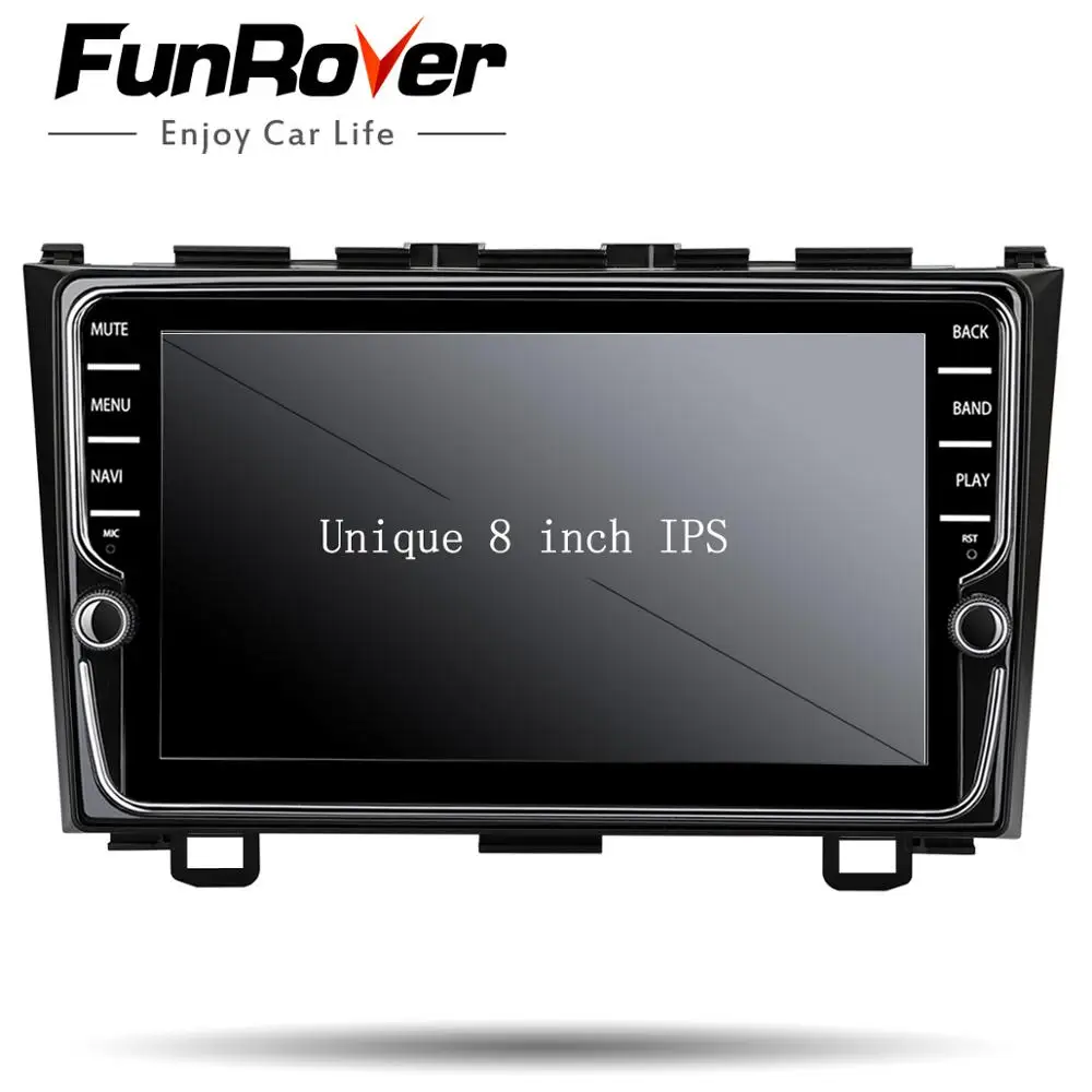 Cheap Funrover IPS Android 8.0 Car dvd multimedia player For Honda CRV 2006-2011 with car radio video player gps navigation 2 din RDS 4
