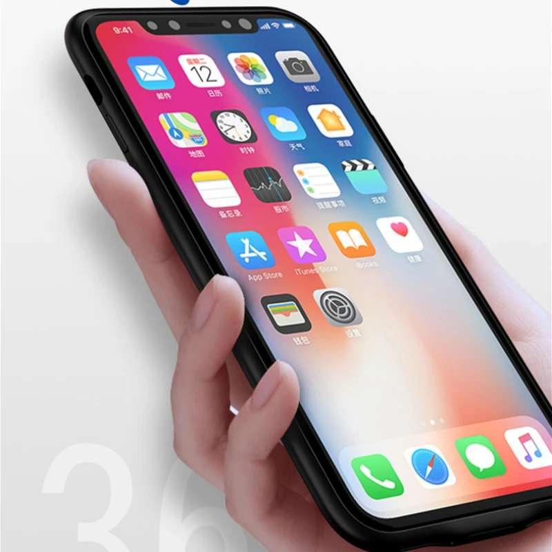 Battery Case for iPhone X 3800mah Power Bank Charging Cases Charger Ultra Slim External Back Pack Battery Charger Case