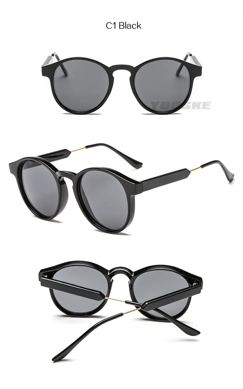 Oulylan, винтажные маленькие солнцезащитные очки для женщин и мужчин, фирменный дизайн, круглые солнцезащитные очки, мужские, Ретро стиль, безопасные очки для вождения, очки унисекс