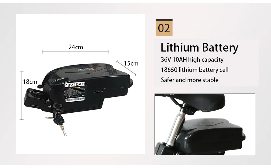 Discount Electric Bike Conversion Kit With 36V 48V 250w-500w Ebike Motor Wheel Electric Bicycle battery 36v 10ah E bike Conversion Kit 5