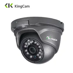 KingCam металлическая Антивандальная POE ip-камера 2,8 мм объектив широкоугольный 1080 P 960 P 720 P безопасность ONVIF CCTV купольный для наблюдения IP Cam