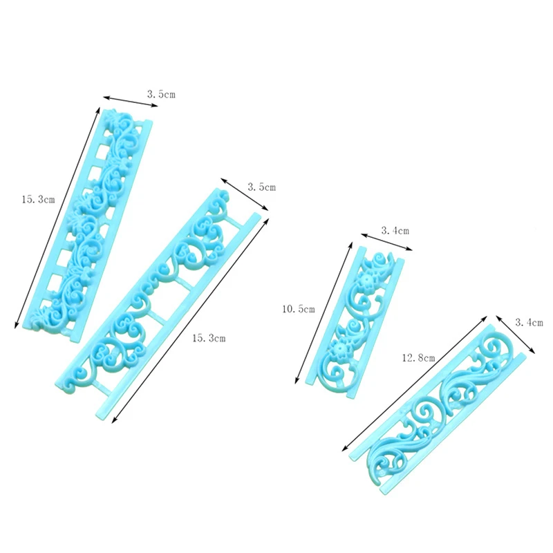 4PcsSet Embossing Mold Fondant Cake Cutter Moulds Cookie Mould Baking Mold Tools Baking Printing Cutting Tools6
