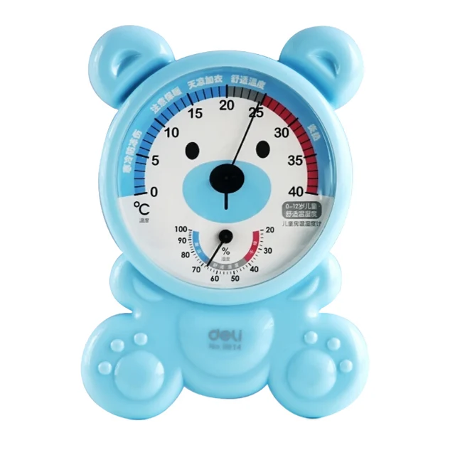 Cartoon Plastic Baby Room Thermometer Panda Hygrometer Indoor outdoor