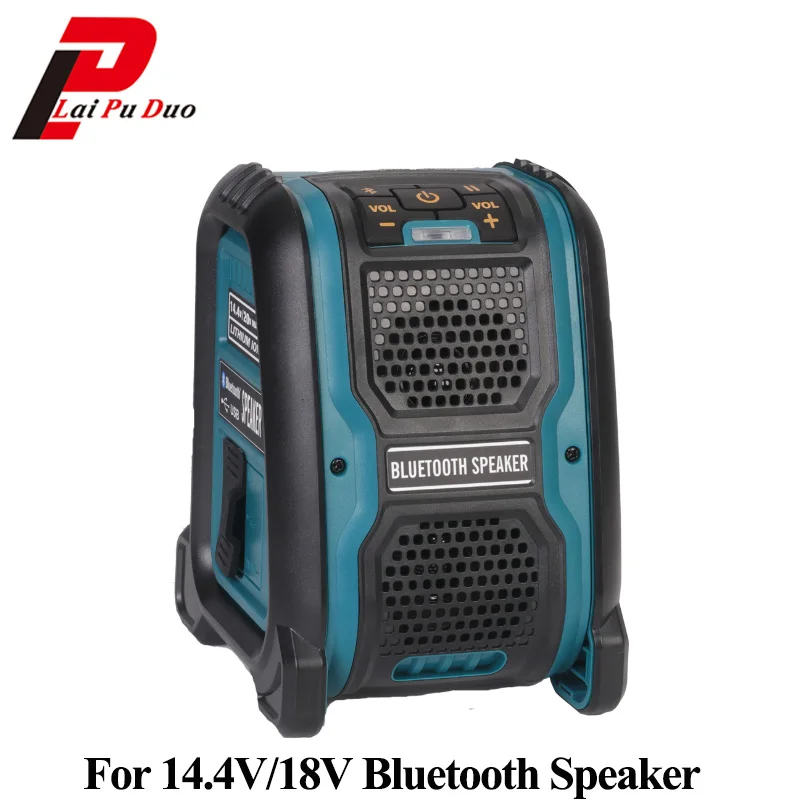 Bluetooth динамик MP3-плеер громкий динамик усилитель 15 Вт для Dewalt для Makita для Bosch для Milwaukee 14,4 в 18 в литий-ионный аккумулятор