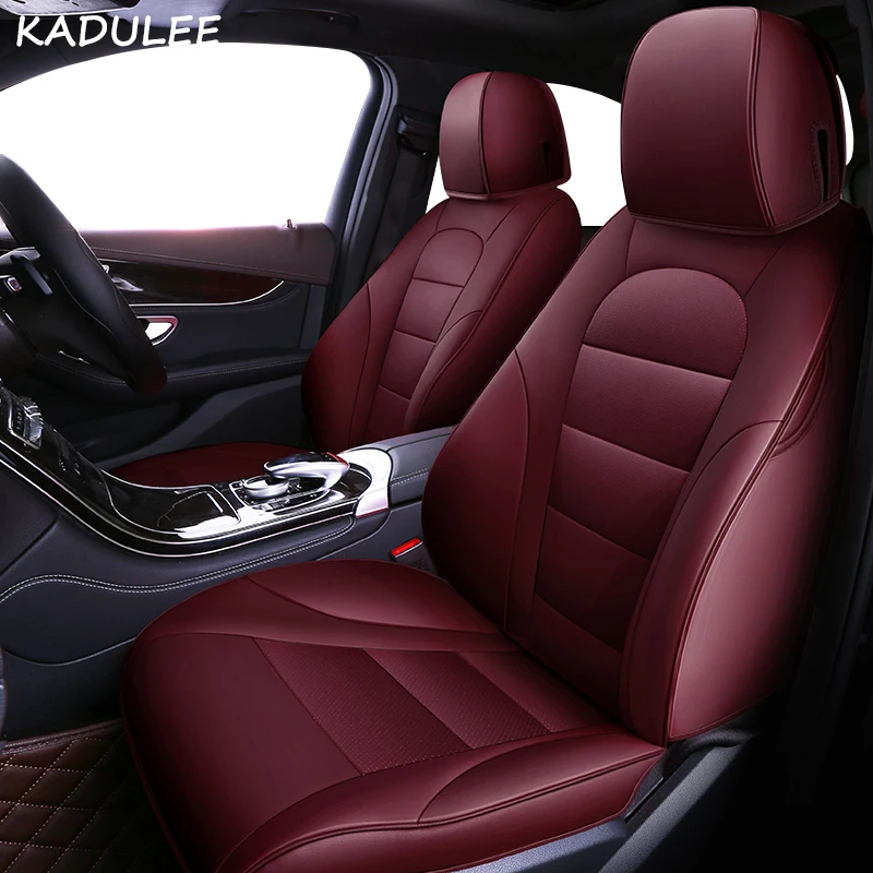 Чехол для автомобильного сиденья KADULEE, комплект для Volkswagen 4 5 6 7 vw passat b5 b6 b7 polo golf mk4 tiguan jetta touareg, аксессуары для стайлинга автомобиля|Чехлы на автомобильные сиденья| | АлиЭкспресс