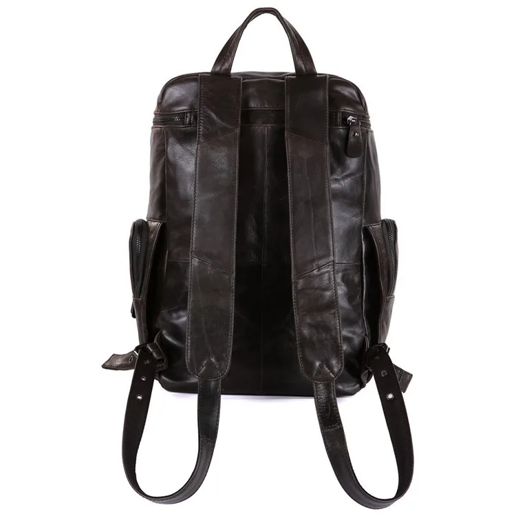 Из натуральной яловой кожи модные рюкзаки для ноутбуков путешествия сумки 7202J