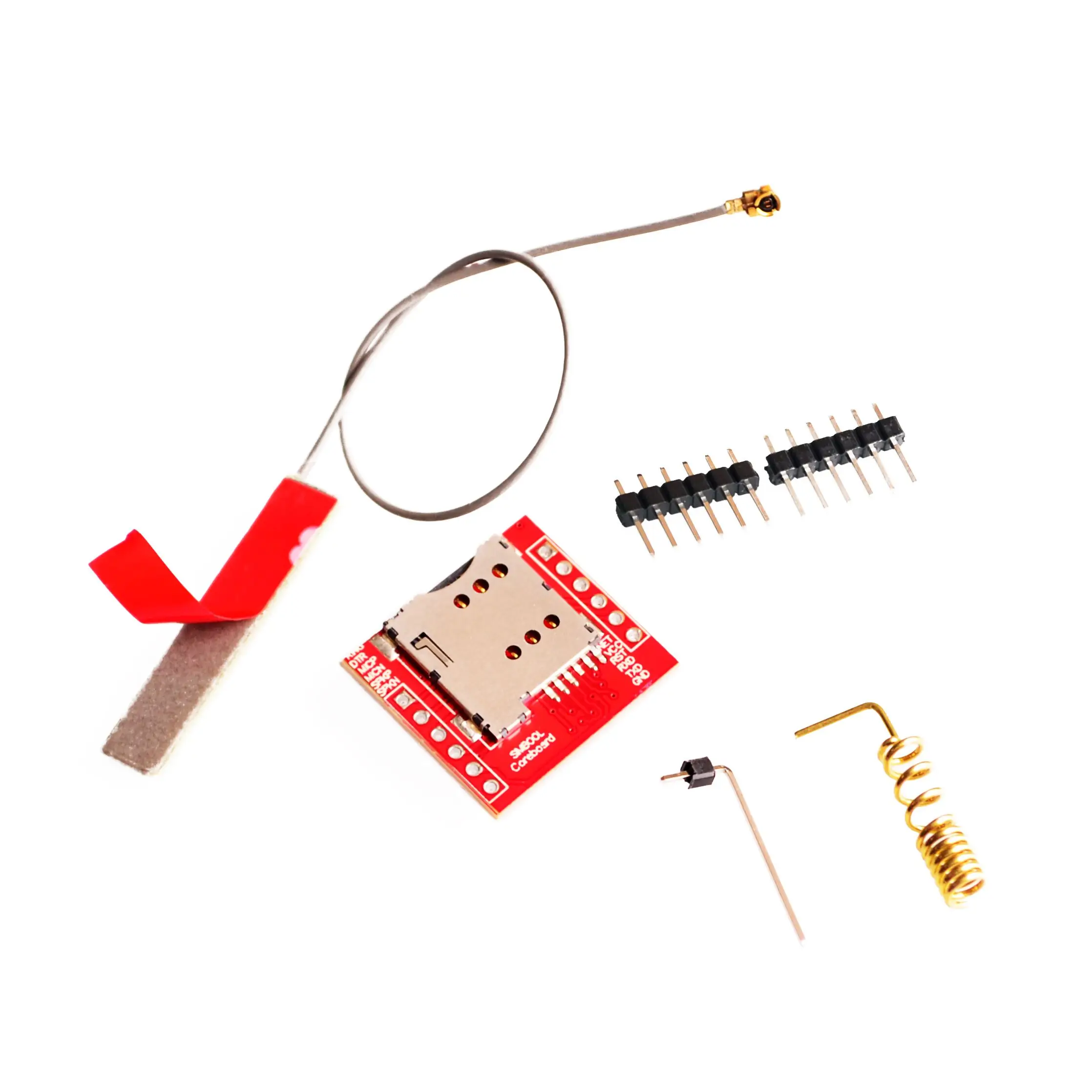 Самый маленький SIM800L GPRS GSM модуль карта MicroSIM Core плата четырехдиапазонный TTL