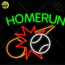 Sinal de néon para 2018 início run neon lâmpada tubo de vidro estrela decoração da sala esportes janela artesanato anuncio luminoso dropshipping