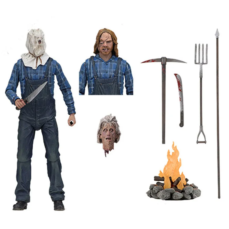 

NECA Friday the 13th Part 2 Jason Voorhees PVC Actions Figure 7" Horror Collectible Model Toys