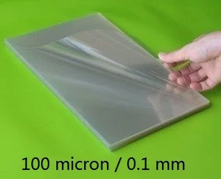

Size A4 0.1mm Thin Clear Transparent Plastic Report Cover Polypropylene Acetate Sheet 2/10/30/50/100 You Choose Quantity