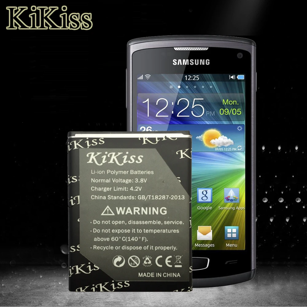 KiKiss Cell Phone Battery 1500mAh For Samsung T759 W689