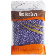 Depilatory Wax Free-Paper 300G Wax Beans Shaving Painless Allergy Moisturizing Melt For All Skin Men And Women Lavender Flavor