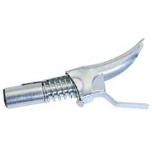 Горячая Серебряная сверхмощная БЫСТРОРАЗЪЕМНАЯ смазка муфта на фитинги Zerk, 10000 Psi 1/8 дюйм; NPT, два нажатия легко нажимать