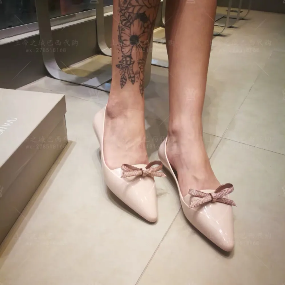 Melissa/Новинка года; женские сандалии на плоской подошве; брендовая прозрачная обувь melissa для женщин; однотонные сандалии; женская прозрачная обувь; zapatos de mujer; JW
