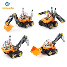 LeadingStar 38 шт. Детские здание разведки большому фрагменту 5-в-1 Сменные игрушка-грузовик набор