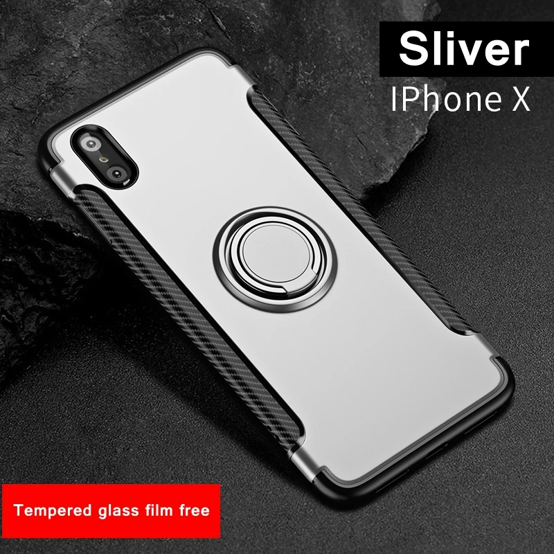 Новый стиль 2018 Многофункциональный защитный чехол для iPhone X жесткий и мягкий