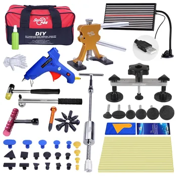 

PDR Tools Kit Dent Removal Paintless Dent Repair Tool Car Dent Repair Hail Damage Repair Dent Puller Suction Cup Hand Tools Set