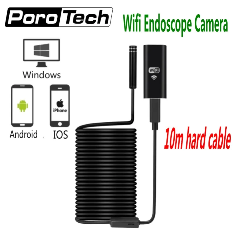 5pcs mini USB camera 10m hard cable Android IOS Wifi Endoscope camera