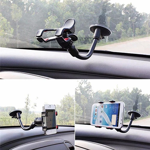 360 Вращение Автомобильный держатель Универсальный лобовое стекло кронштейн для gps мобильного телефона