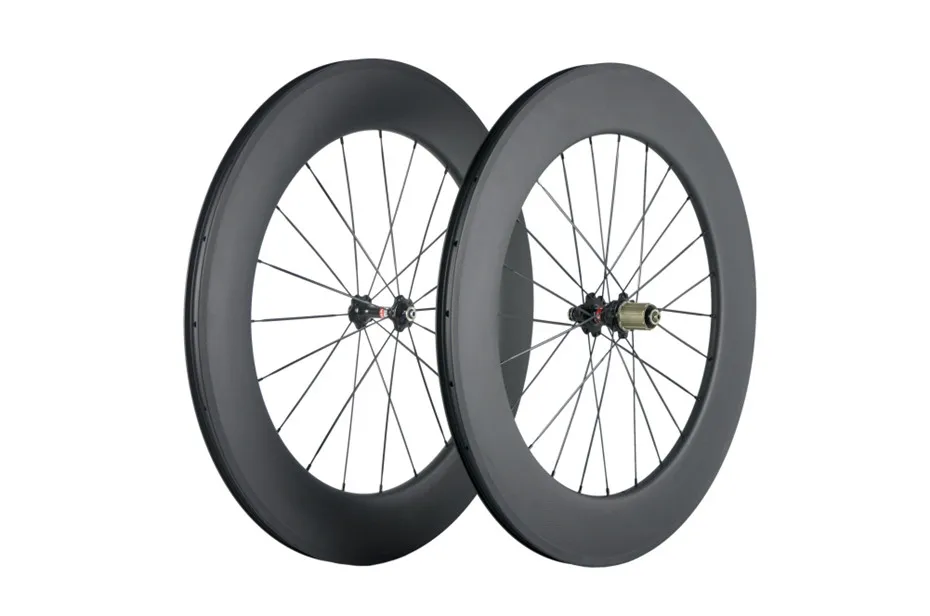 Perfect DCS Carbon Wheels 700C CarbonRoad Bicycle Wheel 38mm 50mm 60mm 88mm Depth Profile Clincher/Tubular Super Light Carbon Wheelset 5