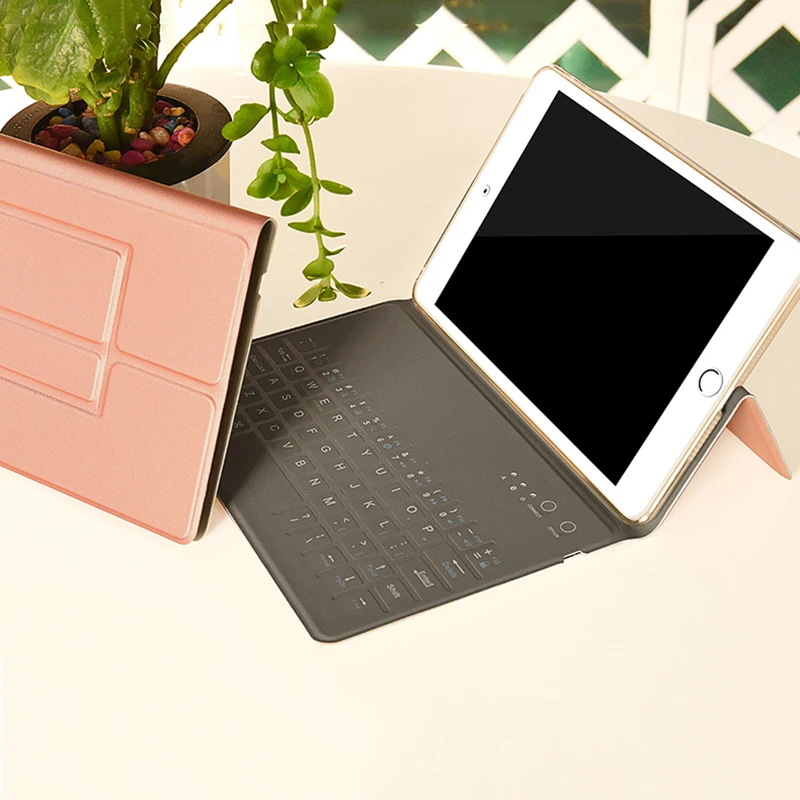 Защитный беспроводной чехол с клавиатурой Bluetooth для Apple iPad Pro 11 PC, чехол с клавиатурой из искусственной кожи для iPad Pro 11"