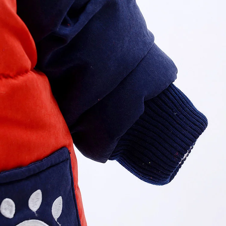 Комплекты одежды для мальчиков осенне-зимние комплекты для детей теплые хлопковые комплекты одежды для маленьких мальчиков возрастом от 1 года до 3 лет модная зимняя верхняя одежда с капюшоном и рисунком