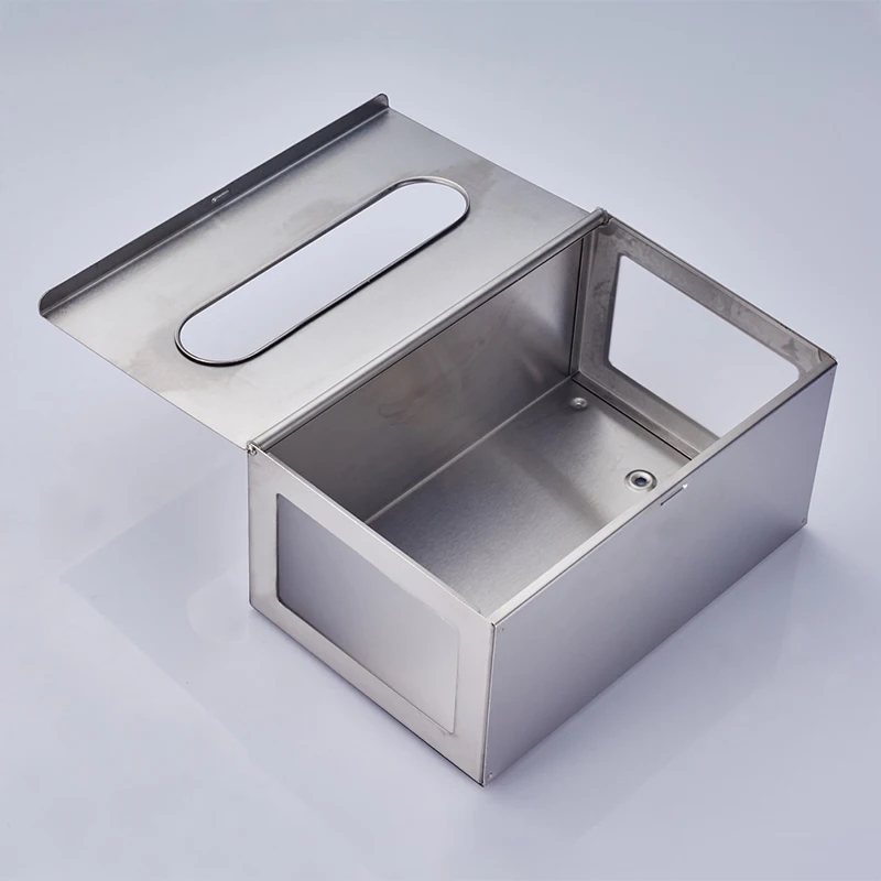 IWJOO Office Storage Tissue Box Bathroom Stainless Steel Paper Towel Holder Wall Mount Toilet Multipurpose Toilet Paper Holder IWJOO Office Storage Tissue Box Bathroom Stainless Steel Paper Towel Holder Wall Mount Toilet Multipurpose Toilet Paper Holder