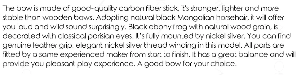 100 Мб альты лук углерода волокно Stick черная лягушка никель серебро установлен натуральный черный Монголия конского волоса запчасти Инти
