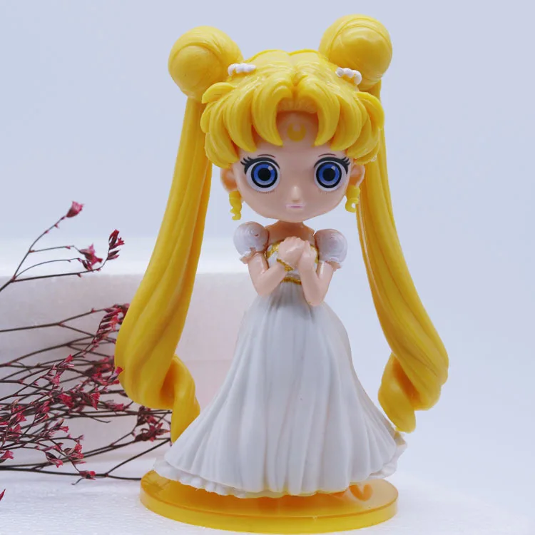 

Anime Cartoon Anime Sailor Moon Usagi Tsukino Action Figure Super Tsukino Sailor Moon Toys Sailor Moon Cake Decoration Toy Doll