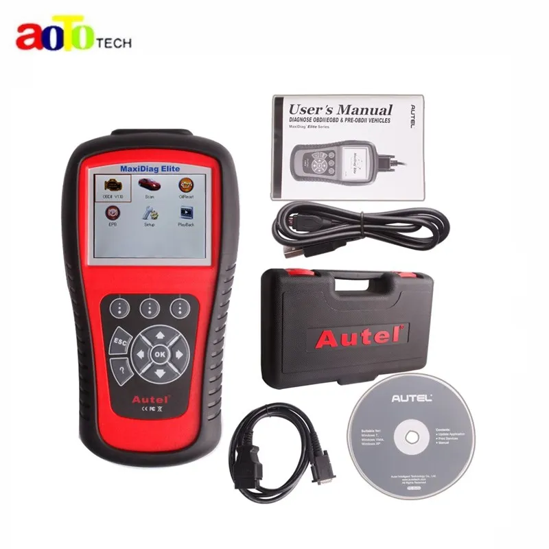 100% оригинальный Autel MD703 Maxidiag Elite все Системы (ENG антиблокировочная система