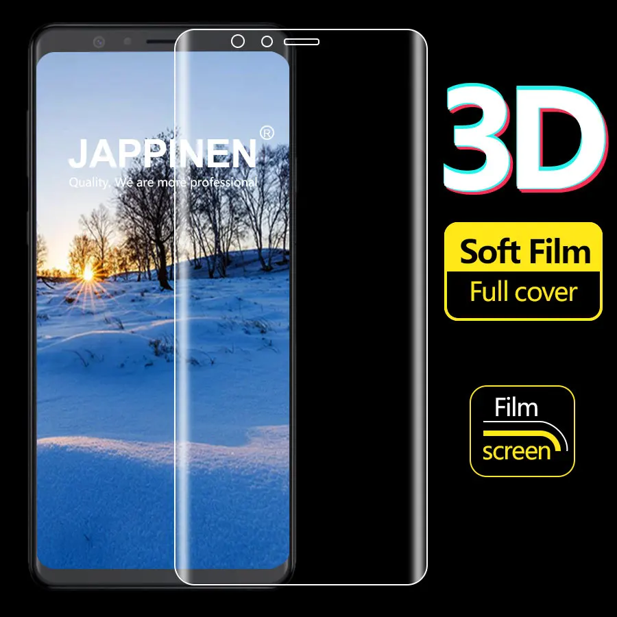 

Jappinen Full Cover Screen Protector TPU Film for Samsung Galaxy A6 A8 Plus A7 A9 2018 A8 Star A3 A5 A7 2017 Protective Film