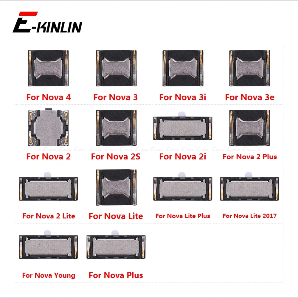 

Top Ear Speaker Receiver Earpieces For HuaWei Nova 4 3i 3e 3 2S 2i 2 Plus Lite Young 2017 Replacement Parts