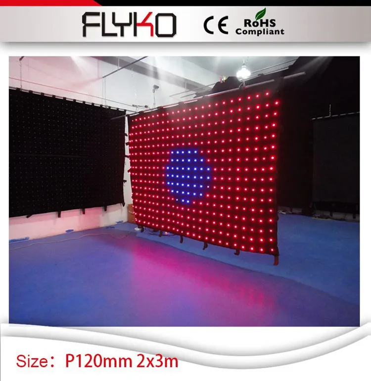 Led P12 2x3 м старинное оформление фона с ПК/SD контроллер