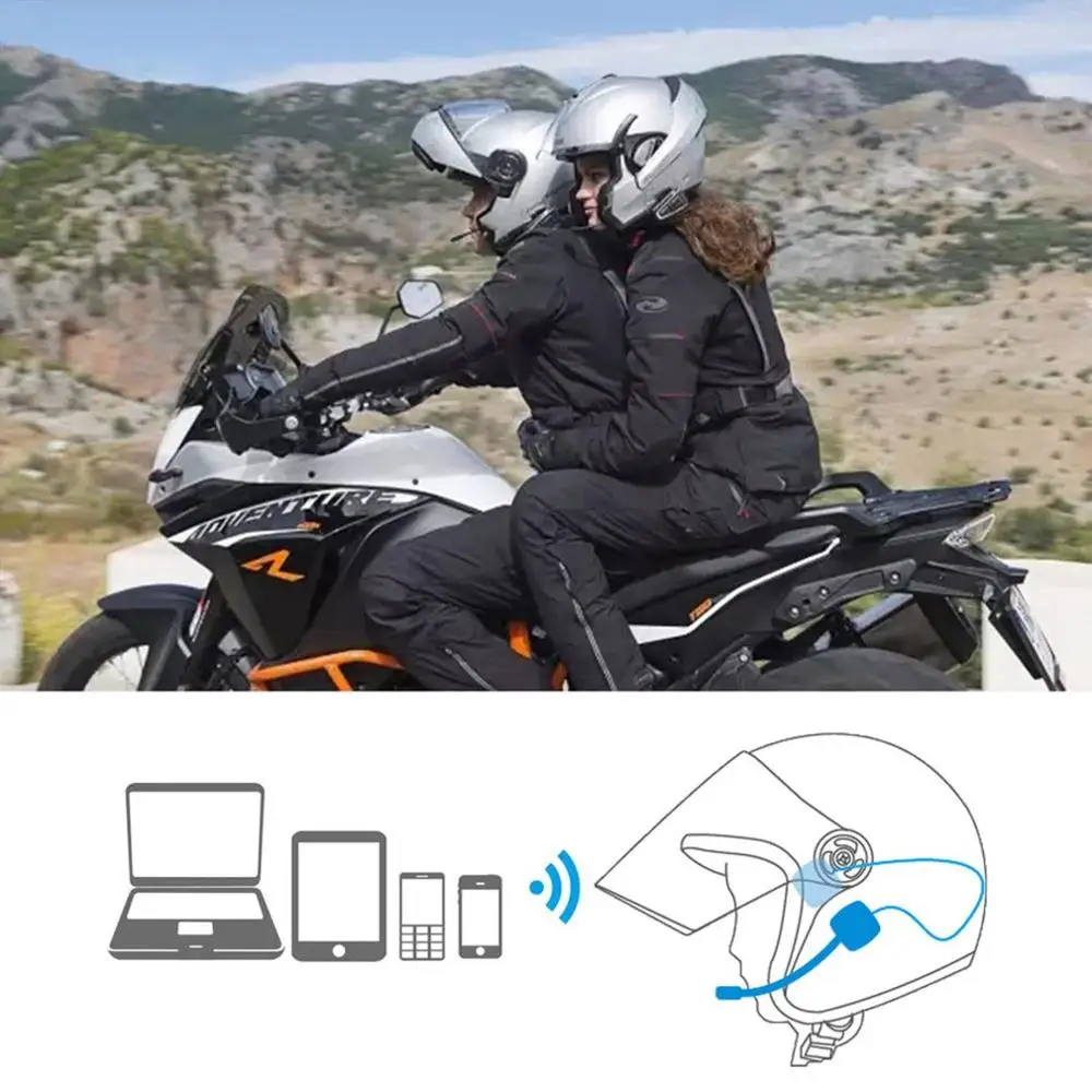 

MH03 Motorcycle Helmet Headset Motorcycle Handsfree Headphone for Music GPS
