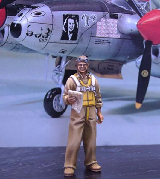 

LF 4803 1/48 World War II American pilot Richard Ella State