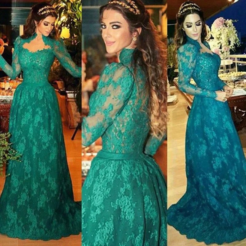 green nikkah dress