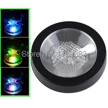 5PCS/Lot High Quality Colorful Changing LED Light Drink Glass Bottle Cup Coaster Mat Bar Party Xmas Gift