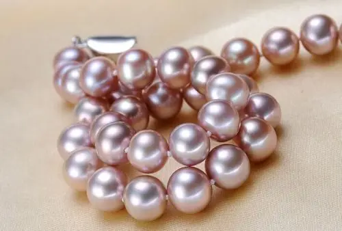 

Jewelr 006457 8-9MM SOUTH SEA NATURAL GENUINE PINK PEARL NECKLACE