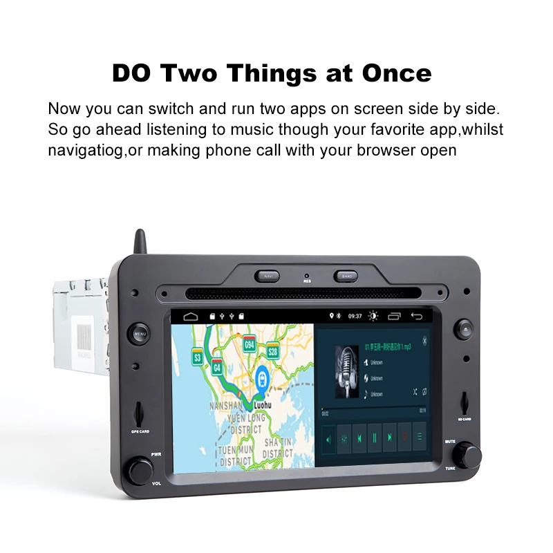 Perfect Xonrich Car Multimedia Player 2Din Android 9.0 AutoRadio For Alfa Romeo Spider Brera 159 Sportwagon 2006 GPS Navigation DVD Wifi 3